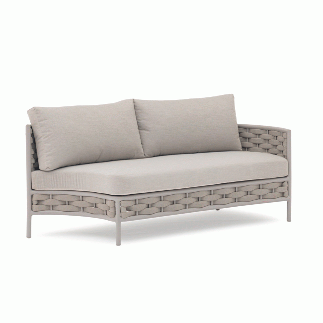 LOOP apvali kairės pusės sofa 